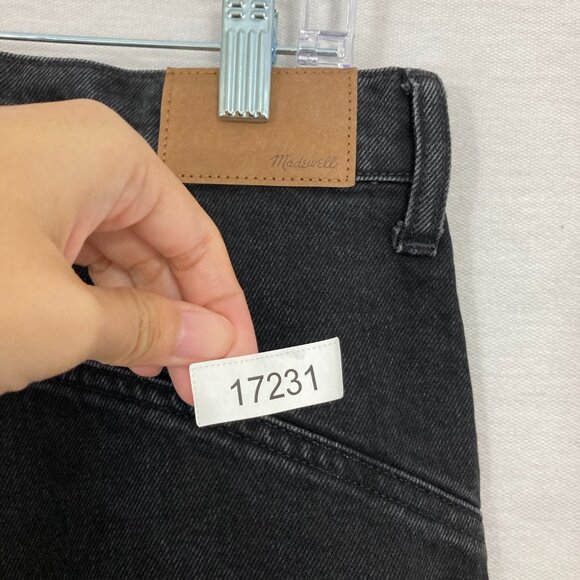 New Madewell Black The Perfect Vintage Wide Leg Jeans size 29 - Picture 11 of 11